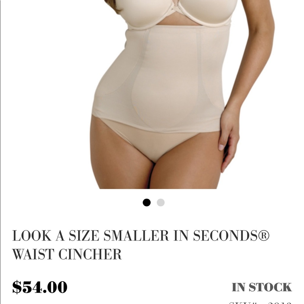 Shape away waist cinched with extra firm control